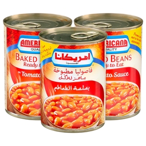 Americana Baked Beans In Tomato Sauce 400G X3