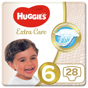 Huggies Baby Diaper Extra Care Size 6 28 Pieces