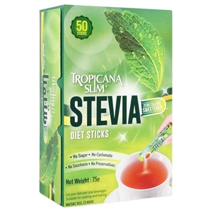 Tropicana Slim Calorie Free Sweetener Stevia Stick 100 Pieces