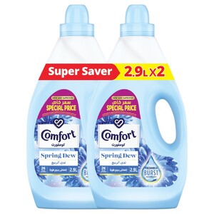 Comfort Fabric Softener Spring Dew 2.9L X2