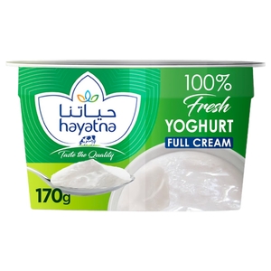 Hayatna Fresh Yoghurt Full Fat 170G