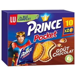 Lu Prince Pocket Cookies Chocolate Flavor 10 Bags 400G