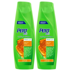 Pert Plus Shampoo Normal Hair Honey 400Ml X 2