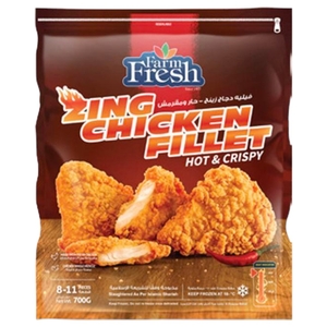 Farm Fresh Zing Chicken Fillet Hot & Crispy 700G