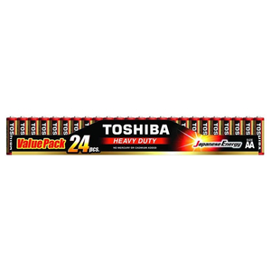 Toshiba Heavy Duty Battery Aa 24 Pieces