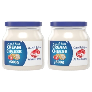 Al Ain Farms Jar Cream Cheese 500G X2