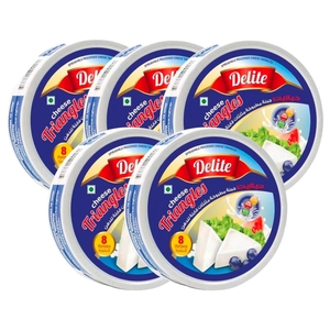 Delite Cheese Triangles 120G X 5