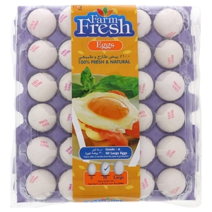 Farm Fresh White Eggs Medium 30 Pieces