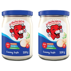 La Vache Qui Rit Spreadable Creamy Cheese 500G X2
