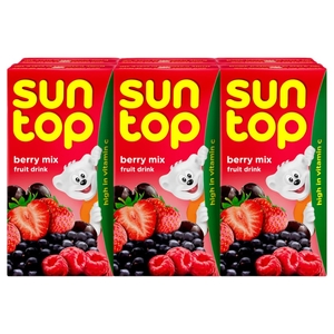 Suntop Juice Berry Mix Fruit Drink 125Ml X6