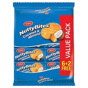 Tiffany Nutty Bite Coconut & Almond Biscuit 72G