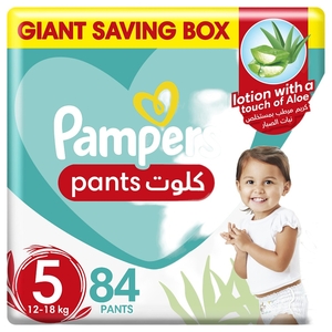 Pampers Baby Diapers Pants Size 5 Mega Box 84 Pieces