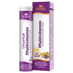 Sunshine Nutrition Multi Vitamin Orange Tablet 20 Pieces