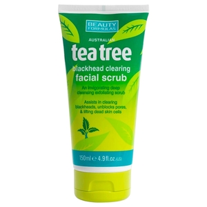 Beauty Formulas Face Scrub Tea Tree 150Ml