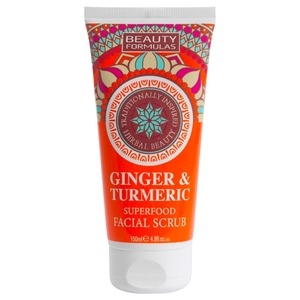 Beauty Formulas Facial Scrub Ginger Turmeric 150Ml