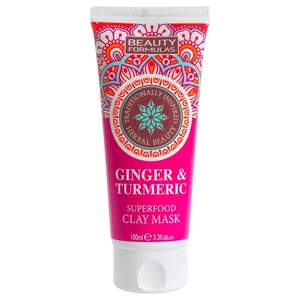 Beauty Formulas Facial Clay Mask Ginger Turmeric 100Ml