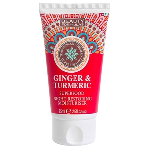 Beauty Formulas Restoring Moisturiser Ginger Turmeric 75Ml