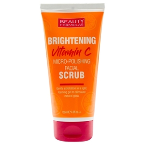 Beauty Formulas Facial Scrub Brightening Micro Polish Vitamin C 150Ml