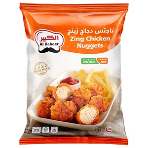 Al Kabeer Zing Chicken Nugget Non Spicy 750G