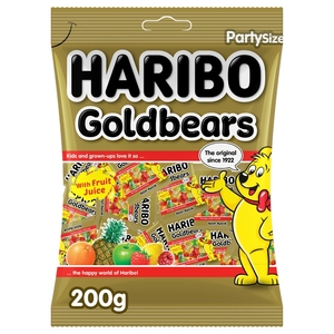 Haribo Candy Jelly Gold Bears 200G