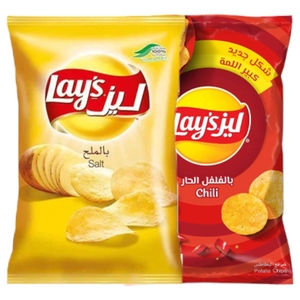 Lays Potato Chips Assorted 155G X2