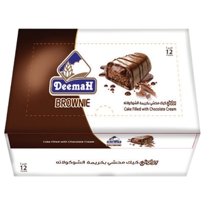 Deemah Brownie Cake 37G X12