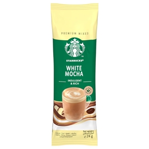 Starbucks White Mocha Coffee Indulgent Rich 24G
