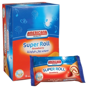 Americana Super Roll Strawberry 60G