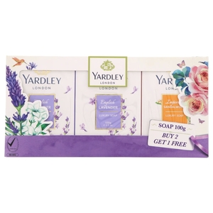Yardley Soap Assorted 100G X 3