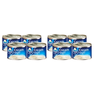 Puck Sterilized Cream Plain 160G X8