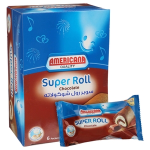 Americana Super Roll Chocolate 60G