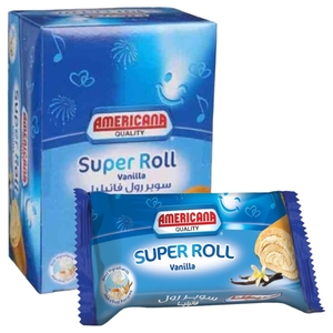 Americana Super Roll Vanilla 60G X6