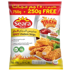 Seara Spicy Chicken Strips Zingo 750G + 250G