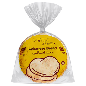 Modern Bakery Arabic Bread White Big 6 Pieces