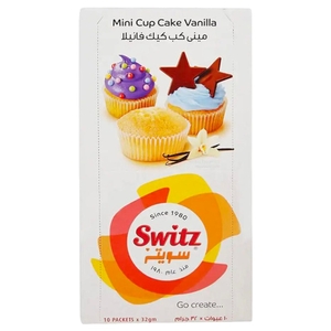 Switz Mini Cup Cake Vanilla 32G X10