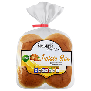 Modern Bakery Bread Bun Cluster Potato 8 Pieces