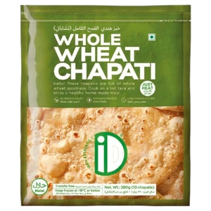 Id Fresh Whole Wheat Chapati 10 Pcs 390G