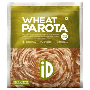 Id Fresh Whole Wheat Parotta 5 Pieces 400G
