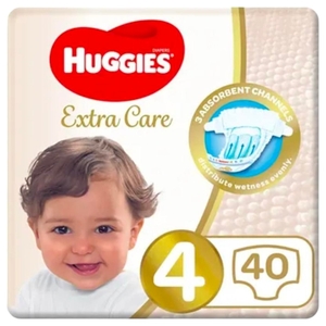 Huggies Baby Diaper Extra Care Size 4 40 Pieces