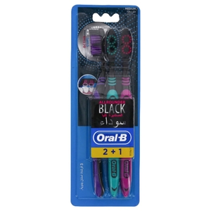 Oral B Toothbrush Surround Black 2+1