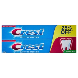 Crest Toothpaste Cavity Protection 125Ml X2
