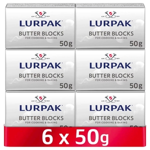 Lurpak Cooking Range Butter Blocks 50G X6