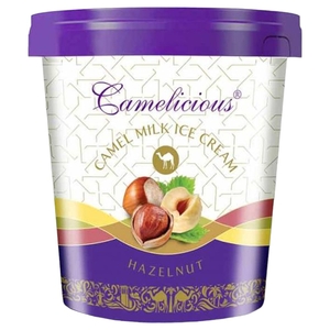 Camelicious Hazelnut Camel Milk Ice Cream 400Ml