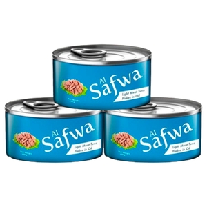Al Safwa Light Meat Tuna Flakes In Oil 170G X 3