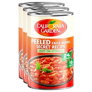 California Garden Fava Beans Peeled 450G X3