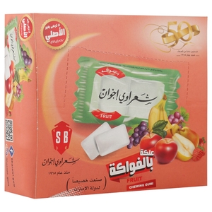 Shaarawi Bros Chewing Gum Fruity 2.5G X100
