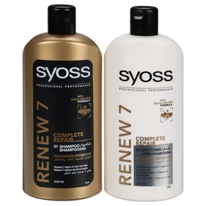 Syoss Shampoo Renew 500Ml + Conditioner 500Ml