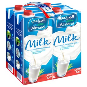 Almarai Long Life Uht Milk Low Fat 1L X4