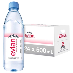 Evian Natural Mineral Water 500Ml X24