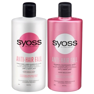 Syoss Anti Hair Fall Shampoo 500Ml + Conditioner 500Ml
